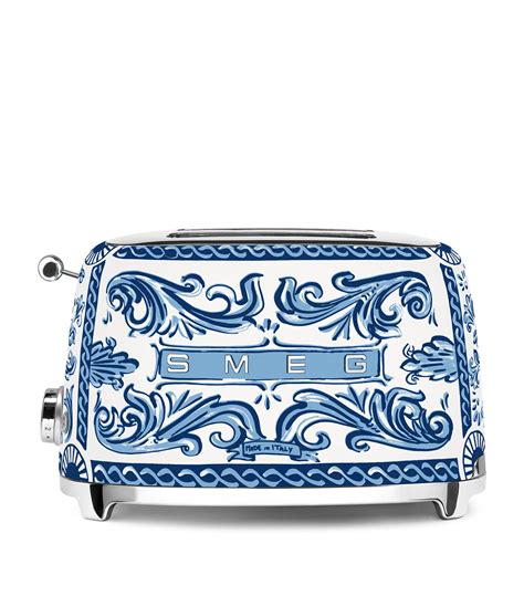 blue smeg dolce gabbana|Dolce & Gabbana SMEG toaster.